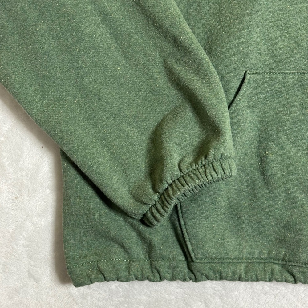The North Face XL Green Quarter Zip Fleece Hoodie Circular Design Sustainability - Picture 3 of 11